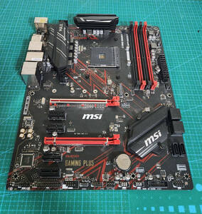 MSI　B450　GAMING PLUS　マザーボード　ATX　動作品　