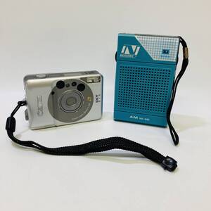 V603 キャノン Canon IXY 310 ソフトケース付 コンパクトカメラ ポケットラジオ NICOSONIC AM NS-883A 2個セット 検E