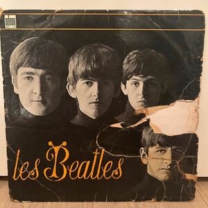 フランス1964モノ　オレンジオデオン　Ｂ品　LES BEATLES OSX222 LPレコード mono with the beatles