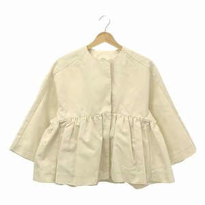 【美品】 yori shirocon / ヨリシロコン | 2022SS | ロッシェショートコート | 34 | ホワイト | レディース