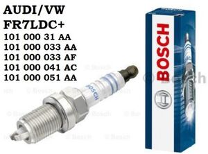 ★4本セット★ VWフォルクスワーゲン ニュー ビートル [1C1、9C1] ABA-9CBFS GH-9CBFS BFS 純正OEM BOSCH スパークプラグ FR7LDC+