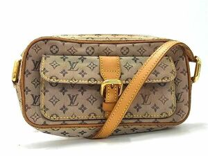 1円 LOUIS VUITTON ルイヴィトン M92004 モノグラムミニ ジュリエットMM ショルダーバッグ 斜め掛け 肩掛け レディース ブラウン系 AX6897