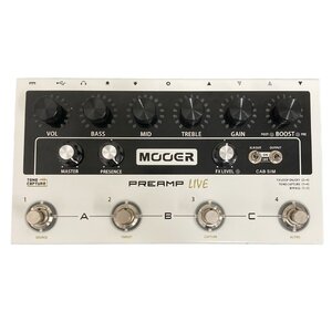 MOOER Premp Live ムーア プリアンプ ライブ　ギター用エフェクター 動作確認済　本体のみ　オーバードライブ　