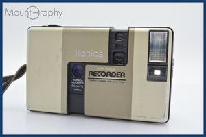 ★極上美品★ コニカ Konica RECORDER 24mm 単三電池仕様 ストラップ付属 ★完動品★ 同梱可 #yk455