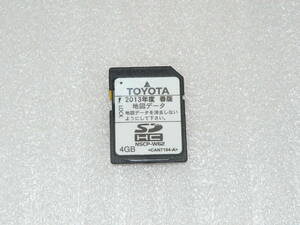 トヨタ ナビ NSCP-W62 2013年 春 地図SDカード