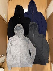 4枚セット　ユニクロ　UNIQLO スウェットパーカー Mサイズ