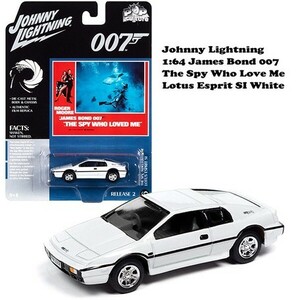 JOHNNY LIGHTNING 1:64 James Bond 007 The Spy Who Loved Me Lotus Esprit SI ミニカー