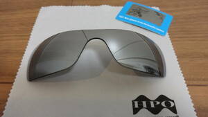 超お買い得！POLARIZED刻印入り！★オークリー　バットウルフ用 カスタム偏光ハイグレードレンズ　Batwolf TITANIUM Polarized　★