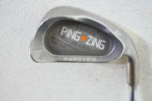 【KSD/S3/40】PING ZING Kareten ピンジング４番アイアン単品　シャフト　True temper memphis １０ flex 記載なし　 