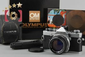 【中古】OLYMPUS オリンパス OM-1 シルバー + G.ZUIKO AUTO-S 50mm f/1.4 元箱付き