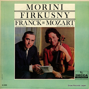 エリカ・モリーニ＆ルドルフ・フィルクスニー franck / mozart; sonatas for violin and piano DL10038