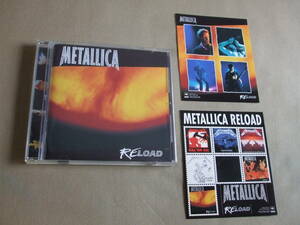 METALLICA メタリカ / 1997年アルバム [ RELOAD ] ステッカー2種封入 / 国内盤