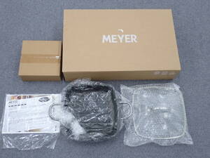 4466★ MEYER マイヤー マイヤージャパン スクエアグリルパン 24cm 調理器具 品番:PM-GP24FRD 未使用品