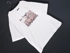 SHIPS シップス .me プリント Tシャツ sizeXL/白 ■◆ ☆ ehd0 メンズ