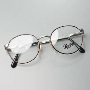 MG4705◎未使用 Persol ペルソール 2016-V 525 ラウンド バネ蝶番 メガネ フレーム 眼鏡 サイズ49□19 135 フレッチャ