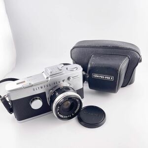 OLYMPUS オリンパス OLYMPUS-PEN F フィルムカメラ レンズセット E.Zuiko Auto-W 1:4 f=25㎜ ケース付(k8972-H25)