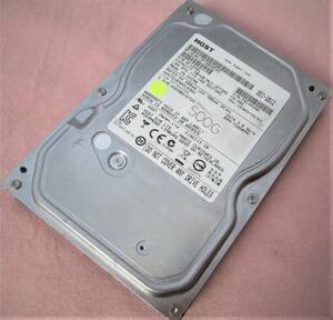 【HGST】3.5”型24ミリ厚・500GB(7200RPM)SATA-HDD（536時間使用）