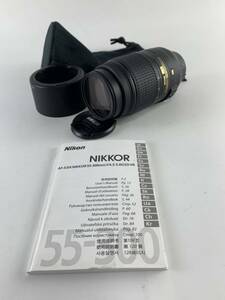 1000円~■★動作未確認★カメラレンズ Nikon ニコン DX AF-S NIKKOR 55-300mm 1:4.5-5.6 G ED 現状品★okoy2693499-317★t9268