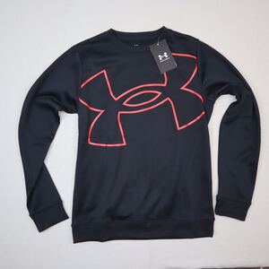  【新品】アンダーアーマー UNDER ARMOUR ジュニア スウェットトレーナー UA ARMOUR FLEECE BRANDED LOGO CREW 1375483 ジュニア160(YXL)