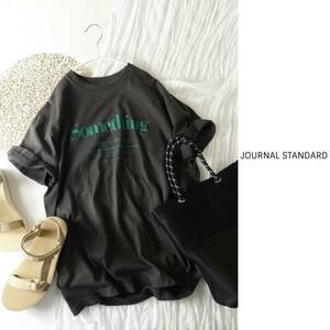 2022SS☆ジャーナルスタンダード JOURNAL STANDARD☆洗える コットン100% SOMETHING Tシャツ フリーサイズ☆C-K 3866