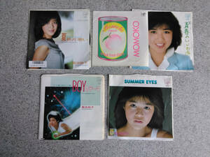 EP盤　　菊池桃子　4枚まとめて　青春のいじわる（ッステッカー付き）・夏色片想い・summer eyes・Ｂｏｙのテーマ