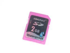 動作保証！KINGMAX ＳＤカード 2GB Waterproof