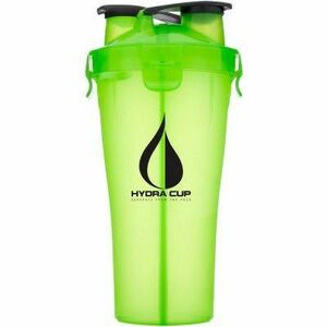 ★US発★日本未発売！！★便利でお洒落！Hydracup ハーフ&ハーフ プロテインシェーカー 30oz. ネオングリーン venom★ 別色1点在庫あり