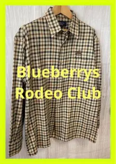 Blueberrys Rodeo Club メンズ チェック 長袖 シャツ M