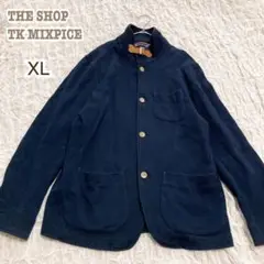 THE SHOP TK 【XL】コットンジャケットブルゾン 裏地あり