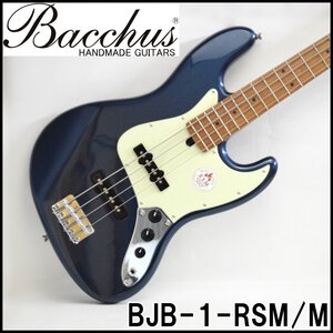 美品 バッカス エレキベース BJB-1-RSM/M ユニバースシリーズ 全長約119cm 弦高4弦約4mm 1弦約3mm ソフトケース付属 Bacchus