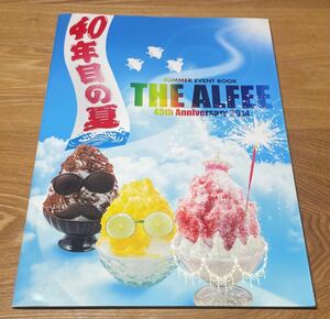 パンフレット(ライブ・コンサート)　 パンフ)THE ALFEE 40th Anniversary 2014 SUMMER EVENT BOOK