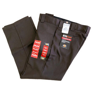 DICKIES 874 FLEX WORK PANTS　　ディッキーズ 　フレックス　ワークパンツ　ダークブラウン　W34　日本未展開