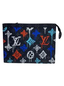 LOUIS VUITTON◆クラッチバッグ/PVC/BLK/モノグラム/M81803