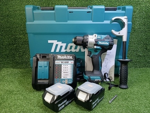 未使用 makita マキタ 18V 充電式 ドライバドリル DF486DRGX 18Vバッテリー 2個 充電器付き ①