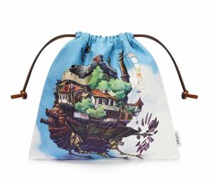 新品未使用！ロエベ Loewe ハウルの動く城 ドローストリングポーチ(キャンバス)