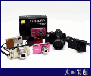 45)質屋☆Nikon COOLPIX S8100/S3100/P300/P510/S70/S70/6点まとめ デジカメ 6点 おまとめ 難あり含む 通電 動作品 中古☆1円～売切