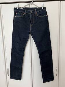 美中古 LEVIS リーバイス 510 W32 x L32 スキニー インディゴ リンス 濃紺 ストレッチ デニム パンツ 