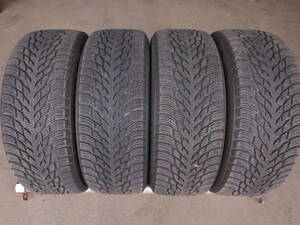 P2408 送料無料 4本SET価格! バリ溝 255/55R20 ノキアン ハッカペリッタ NOKIAN TYRES Hakkapeliitta R3 SUV エアーチェック済!