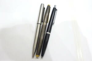 1円～ PARKER パーカー STERLING刻印 シルバー 万年筆 ペン先14K 1本 MONTBLANC モンブラン パーカー ボールペン 2本 セット まとめ