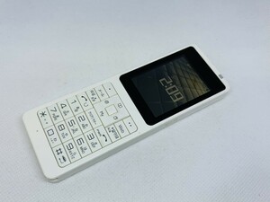 ★送料無料★ジャンク★ウィルコム PHS電話機 WX330J-Z E(WX330JE D) 2012年製★ホワイト★3426002224★SYS★05/29