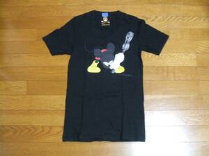 roen ミッキー 44 スカル 半袖 ディズニー Tシャツ ロエン