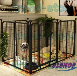 特売！品質保証★実用 犬フェンスペット犬小屋猫小屋犬用品家柵 長さ140*幅70*高さ80cm