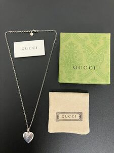 GUCCI グッチ シルバーネックレス　箱付き　美品