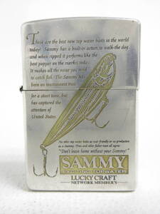 13917◆ZIPPO ジッポ【 LUCKY CRAF ラッキークラフト SAMMY 】中古USED