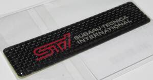 【取扱終了・特価品】STI　カーボンエンブレムステッカー 【STSG20100510】 SUBSRU スバル