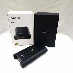 SONY ソニー PHA-3 ポータブルヘッドホンアンプ 通電〇 付属品付き 家電 音楽