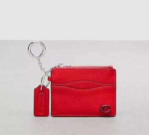 ロサンゼルスから最新本物をお届け!!　　 Coachtopia Wavy Zip Card Case With Key Ring財布　型番：CX167　　US限定!!　2024秋冬最新!!