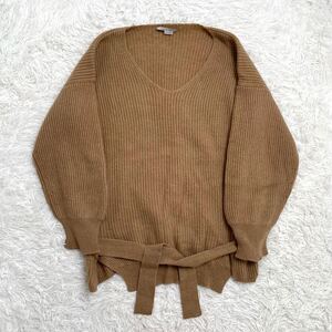 【美品】Stella McCartney ステラマッカートニー カシミヤ ニット セーター ベルト オーバーサイズ 36 上品