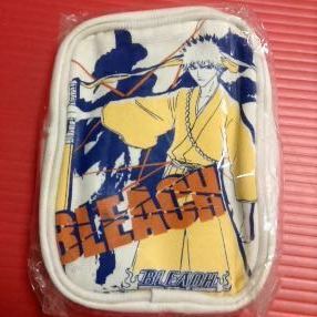 ブリーチ BLEACH ミニペンケース(黒崎一護・日番谷冬獅郎・阿散井恋次)☆size：約H11.5×W9×3.5㎝ 布製＊小物入れ グッズ