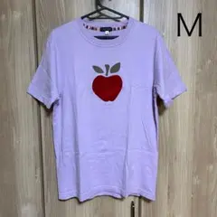 paul smith 薄紫 リンゴ刺繍 Tシャツ Mサイズ